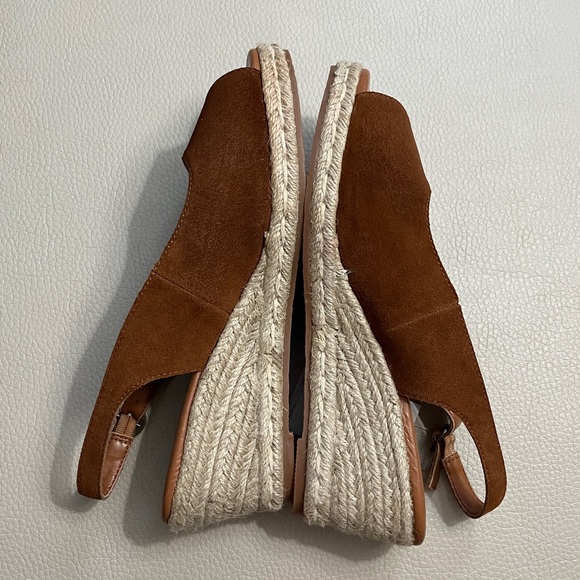 Barbour Women’s Nadia Fish Mouth Wedge Espadrilles Sandals - UK 8/US 10/EU 41 - Picture 4 of 8